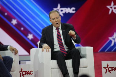 CPAC Covention 'dan Lee Zeldin Maryland' deki Amerika 'yı koruyor. 4 Mart 2023, Maryland, ABD: Lee Zeldin, eski ABD Kongre Üyesi ve 2022 New York Eyaleti Valisi adayı.