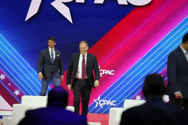 Cpac Covention Protecting America Now Maryland的Lee Zeldin 2023年3月4日 马里兰州 Lee — 图库照片
