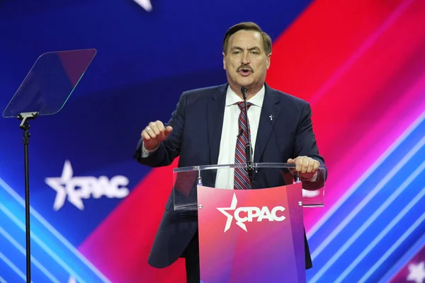 Mike Lindell Cpac Covention Protecting America Now Maryland March 2023 — стоковое фото