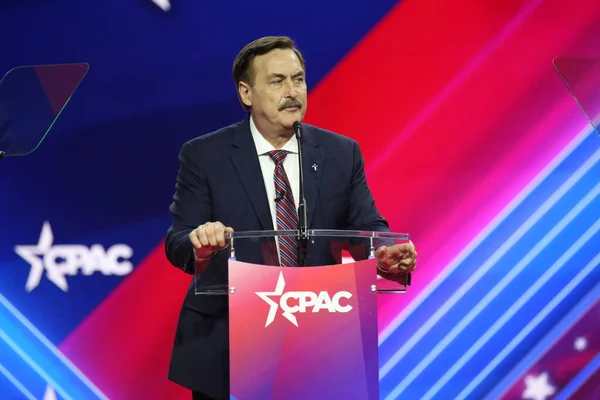 Mike Lindell Cpac Covention Protecting America Now Maryland March 2023 — Foto Stock