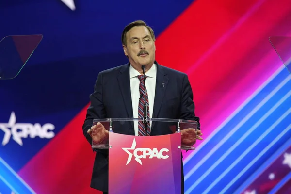 Mike Lindell Cpac Covention Protecting America Now Maryland March 2023 — стоковое фото