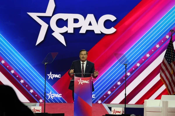 Mike Lindell Cpac Covention Protecting America Now Maryland March 2023 — Stock Fotó