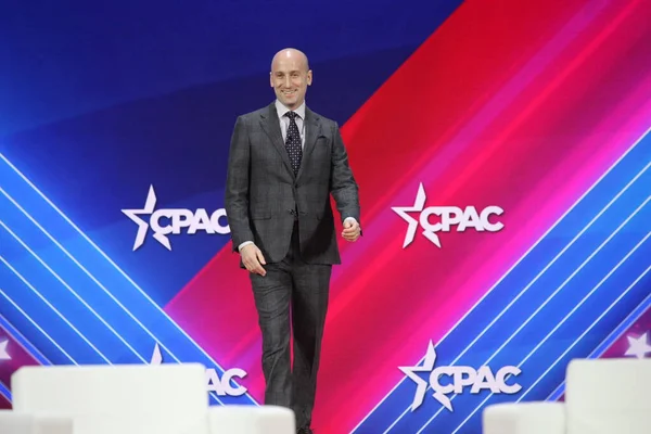 Stephen Miller Cpac Covention Protecting America Now Marylandu Března 2023 — Stock fotografie