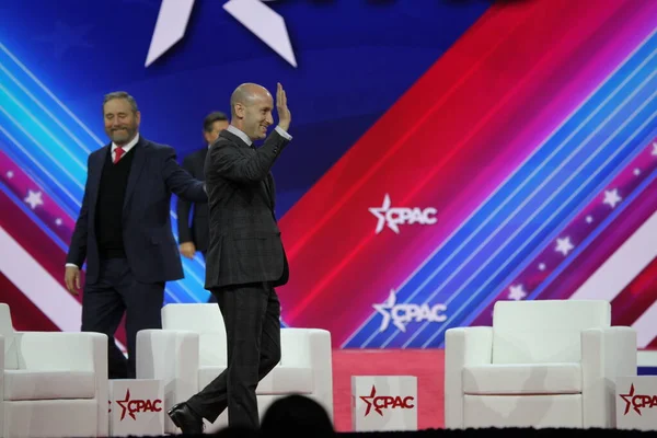 Stephen Miller Cpac Covention Protecting America Now Maryland Mars 2023 — Photo