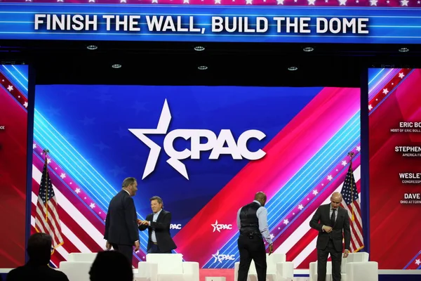 Stephen Miller Cpac Covention Protecting America Now Maryland Marzo 2023 —  Fotos de Stock