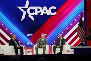 CPAC Covention Protecting America Now at Gaylord National Resort & Convention Center, Maryland. March 04, 2023, Maryland, USA: The CPAC convention  Protecting America Now is taking place at Gaylord National Resort