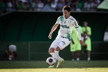 Paulista Futbol Şampiyonası Guarani, Palmeiras 'a karşı. 5 Mart 2023, Campinas, Sao Paulo, Brezilya: Estadio Brinco de Ouro da Princesa 'da yapılan 2023 Paulista Şampiyonası' nın 12. turu için Guarani ile Palmeiras arasındaki futbol maçı