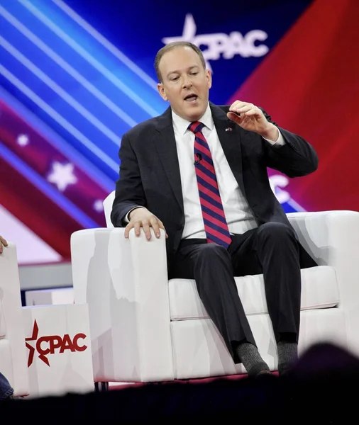 Cpac Covention Protecting America Now Maryland的Lee Zeldin 2023年3月4日 马里兰州 Lee — 图库照片