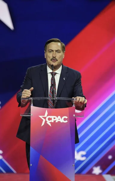 Mike Lindell Cpac Covention Protecting America Now Tól Marylandben 2023 — Stock Fotó