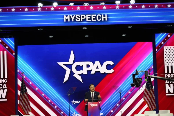 Mike Lindell Bei Cpac Covention Protecting America Now Maryland März — Stockfoto