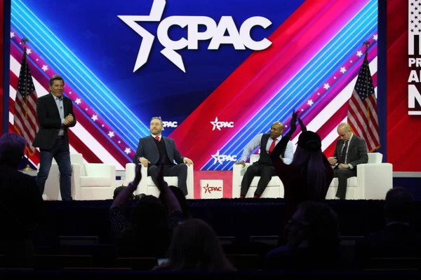 Stephen Miller Cpac Covention Protecting America Now Maryland Marzo 2023 — Foto de Stock