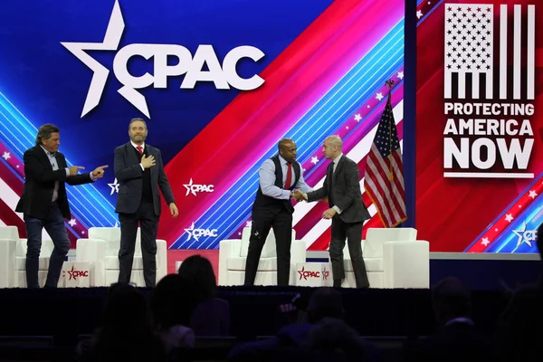 Stephen Miller Cpac Covention Protecting America Now Maryland Mars 2023 — Photo
