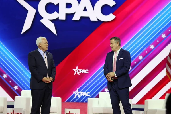 Cpac Covention Protecting America Now Gaylord National Resort Convention Center — Zdjęcie stockowe