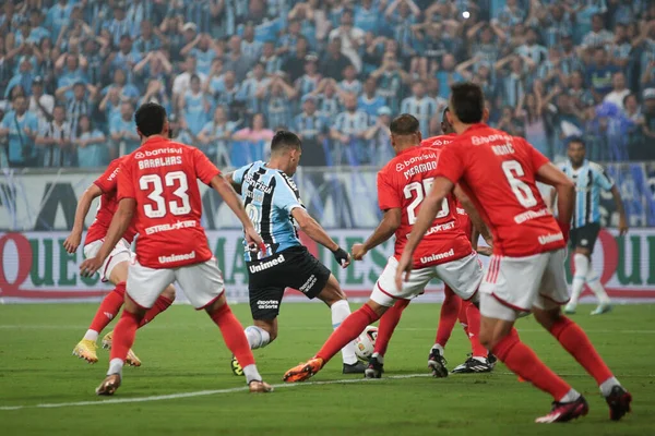 Gaucho Soccer Championship Gremio International Marzo 2023 Porto Alegre Rio —  Fotos de Stock