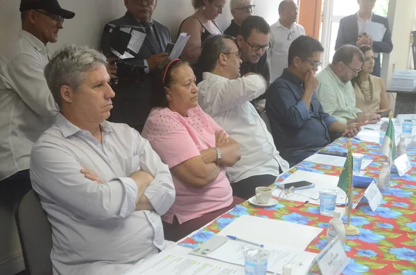 Tarım Bakanı Natal Köylülerle Görüşüyor Mart 2023 Natal Rio Grande — Stok fotoğraf