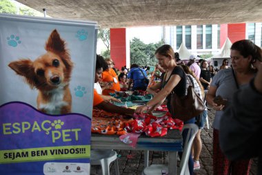 Sao Paulo 'da Uluslararası Kadınlar Günü. 8 Mart 2023. Sao Paulo, Brezilya: Sao Paulo Belediye Başkanı Ricardo Nunes (MDB), Sao Paulo Sanat Müzesi 'nin (Masp.)