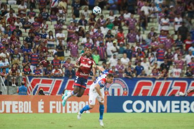 Fortaleza, Cerro Porteno 'ya karşı. 09 Mart 2023, Fortaleza, Ceara, Brezilya: Fortaleza (Brezilya) ve Cerro Porteo (Paraguay) arasındaki futbol maçı, 2023 Copa Libertadores 'in üçüncü ön safhası için geçerlidir.