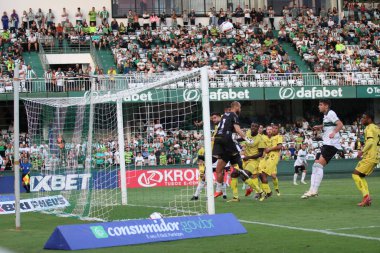 Paranaense Futbol Şampiyonası: Coritiba, FC Cascavel 'e karşı. 11 Mart 2023, Curitiba, Parana, Brezilya: Coritiba ve FC Cascavel arasındaki futbol maçı, 2023 Paranaense Futbol Şampiyonası 'nın ikinci ayağı için geçerli.
