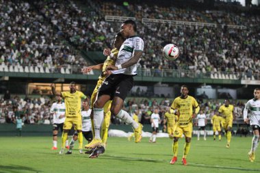 Paranaense Futbol Şampiyonası: Coritiba, FC Cascavel 'e karşı. 11 Mart 2023, Curitiba, Parana, Brezilya: Coritiba ve FC Cascavel arasındaki futbol maçı, 2023 Paranaense Futbol Şampiyonası 'nın ikinci ayağı için geçerli.