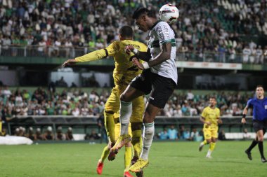 Paranaense Futbol Şampiyonası: Coritiba, FC Cascavel 'e karşı. 11 Mart 2023, Curitiba, Parana, Brezilya: Coritiba ve FC Cascavel arasındaki futbol maçı, 2023 Paranaense Futbol Şampiyonası 'nın ikinci ayağı için geçerli.
