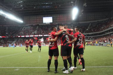 Paranaense Futbol Şampiyonası: Athletico, Sao Joseense 'e karşı. 12 Mart 2023, Curitiba, Parana, Brezilya: Athletico PR ile Sao Joseense arasındaki futbol maçı çeyrek finaller için geçerli, 2023 Paranaense Şampiyonası 'nın ikinci ayağı