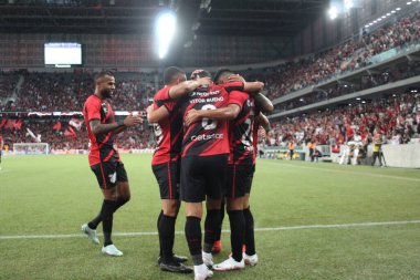Paranaense Futbol Şampiyonası: Athletico, Sao Joseense 'e karşı. 12 Mart 2023, Curitiba, Parana, Brezilya: Athletico PR ile Sao Joseense arasındaki futbol maçı çeyrek finaller için geçerli, 2023 Paranaense Şampiyonası 'nın ikinci ayağı