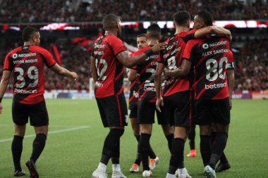 Paranaense Futbol Şampiyonası: Athletico, Sao Joseense 'e karşı. 12 Mart 2023, Curitiba, Parana, Brezilya: Athletico PR ile Sao Joseense arasındaki futbol maçı çeyrek finaller için geçerli, 2023 Paranaense Şampiyonası 'nın ikinci ayağı