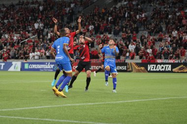 Paranaense Futbol Şampiyonası: Athletico, Sao Joseense 'e karşı. 12 Mart 2023, Curitiba, Parana, Brezilya: Athletico PR ile Sao Joseense arasındaki futbol maçı çeyrek finaller için geçerli, 2023 Paranaense Şampiyonası 'nın ikinci ayağı