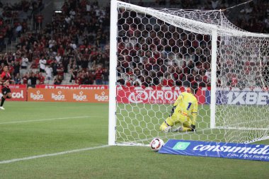 Paranaense Futbol Şampiyonası: Athletico, Sao Joseense 'e karşı. 12 Mart 2023, Curitiba, Parana, Brezilya: Athletico PR ile Sao Joseense arasındaki futbol maçı çeyrek finaller için geçerli, 2023 Paranaense Şampiyonası 'nın ikinci ayağı