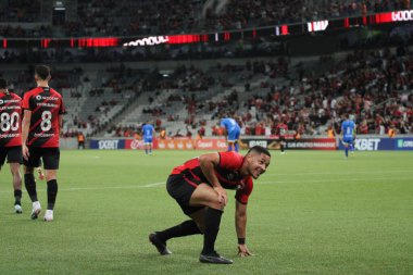 Paranaense Futbol Şampiyonası: Athletico, Sao Joseense 'e karşı. 12 Mart 2023, Curitiba, Parana, Brezilya: Athletico PR ile Sao Joseense arasındaki futbol maçı çeyrek finaller için geçerli, 2023 Paranaense Şampiyonası 'nın ikinci ayağı