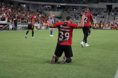 Paranaense Futbol Şampiyonası: Athletico, Sao Joseense 'e karşı. 12 Mart 2023, Curitiba, Parana, Brezilya: Athletico PR ile Sao Joseense arasındaki futbol maçı çeyrek finaller için geçerli, 2023 Paranaense Şampiyonası 'nın ikinci ayağı