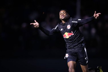 2023 Paulista Futbol Şampiyonası: RB Bragantino Botafogo 'ya karşı. 12 Mart 2023, Braganca Paulista, Sao Paulo, Brezilya: RB Bragantino ve Botafogo-SP arasındaki futbol maçı, 2023 Paulista Futbol Şampiyonası çeyrek finalleri için geçerlidir.