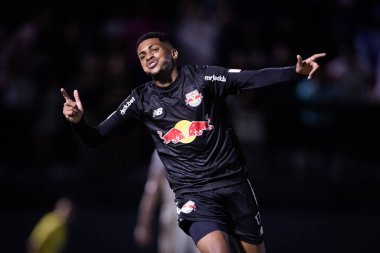 2023 Paulista Futbol Şampiyonası: RB Bragantino Botafogo 'ya karşı. 12 Mart 2023, Braganca Paulista, Sao Paulo, Brezilya: RB Bragantino ve Botafogo-SP arasındaki futbol maçı, 2023 Paulista Futbol Şampiyonası çeyrek finalleri için geçerlidir.