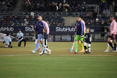 2023 MLS Normal Sezon: NYCFC, Inter Miami CF 'ye karşı. 11 Mart 2023, New York, ABD: New York 'taki Yankee Stadyumu' nda NYCFC ve Inter Miami CF arasında oynanan 2023 MLS Normal Mevsim futbol maçının ev sahibi açılışı. 