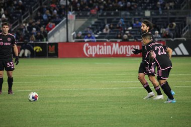 2023 MLS Normal Sezon: NYCFC, Inter Miami CF 'ye karşı. 11 Mart 2023, New York, ABD: New York 'taki Yankee Stadyumu' nda NYCFC ve Inter Miami CF arasında oynanan 2023 MLS Normal Mevsim futbol maçının ev sahibi açılışı. 