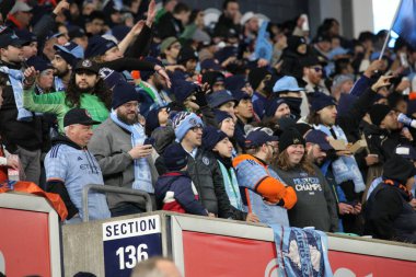 2023 MLS Normal Sezon: NYCFC, Inter Miami CF 'ye karşı. 11 Mart 2023, New York, ABD: New York 'taki Yankee Stadyumu' nda NYCFC ve Inter Miami CF arasında oynanan 2023 MLS Normal Mevsim futbol maçının ev sahibi açılışı. 