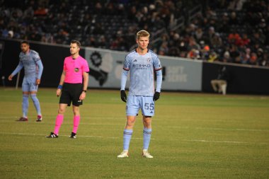 2023 MLS Normal Sezon: NYCFC, Inter Miami CF 'ye karşı. 11 Mart 2023, New York, ABD: New York 'taki Yankee Stadyumu' nda NYCFC ve Inter Miami CF arasında oynanan 2023 MLS Normal Mevsim futbol maçının ev sahibi açılışı. 