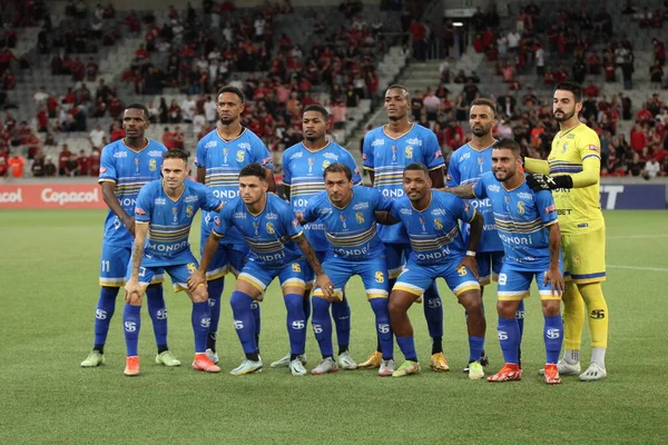 Paranaense足球锦标赛 田径对Sao Joseense 2023年3月12日 巴西巴拉那州库里提巴 在2023年巴拉那塞锦标赛的第二站 即四分之一决赛期间 Pr竞技与Sao Joseense的足球比赛 — 图库照片