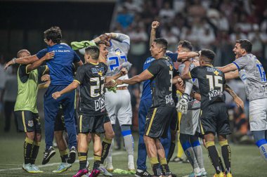 Paulista Futbol Şampiyonası Sao Paulo, Agua Santa 'ya karşı. 13 Mart 2023, Sao Paulo, Brezilya: Sao Paulo ve Agua Santa arasındaki futbol maçı, 2023 Paulista futbol şampiyonasının çeyrek final maçı için geçerlidir.