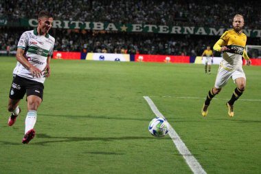 Copa do Brasil: Coritiba Criciuma 'ya karşı. 14 Mart 2023, Curitiba, Brezilya: Copa do Brasil 'in 14 Mart Salı günü Couto Pereira Stadyumu' nda Coritiba ve Criciuma arasındaki ikinci etabı için futbol maçı geçerli.). 