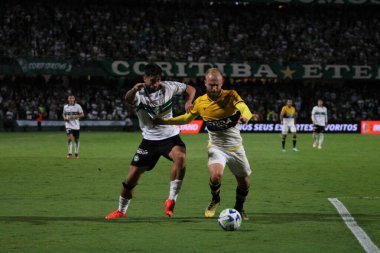 Copa do Brasil: Coritiba Criciuma 'ya karşı. 14 Mart 2023, Curitiba, Brezilya: Copa do Brasil 'in 14 Mart Salı günü Couto Pereira Stadyumu' nda Coritiba ve Criciuma arasındaki ikinci etabı için futbol maçı geçerli.). 