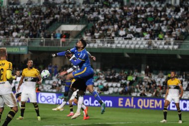 Copa do Brasil: Coritiba Criciuma 'ya karşı. 14 Mart 2023, Curitiba, Brezilya: Copa do Brasil 'in 14 Mart Salı günü Couto Pereira Stadyumu' nda Coritiba ve Criciuma arasındaki ikinci etabı için futbol maçı geçerli.). 