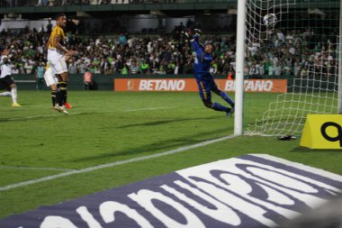 Copa do Brasil: Coritiba Criciuma 'ya karşı. 14 Mart 2023, Curitiba, Brezilya: Copa do Brasil 'in 14 Mart Salı günü Couto Pereira Stadyumu' nda Coritiba ve Criciuma arasındaki ikinci etabı için futbol maçı geçerli.). 