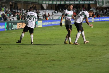 Copa do Brasil: Coritiba Criciuma 'ya karşı. 14 Mart 2023, Curitiba, Brezilya: Copa do Brasil 'in 14 Mart Salı günü Couto Pereira Stadyumu' nda Coritiba ve Criciuma arasındaki ikinci etabı için futbol maçı geçerli.). 