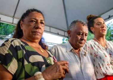 Antonio Francisco, Marielle Franco 'nun da babası. Ölümünden 5 yıl sonra. Marielle Franco Enstitüsü, 14 Salı günü Praca Maua 'da gerçekleşen 