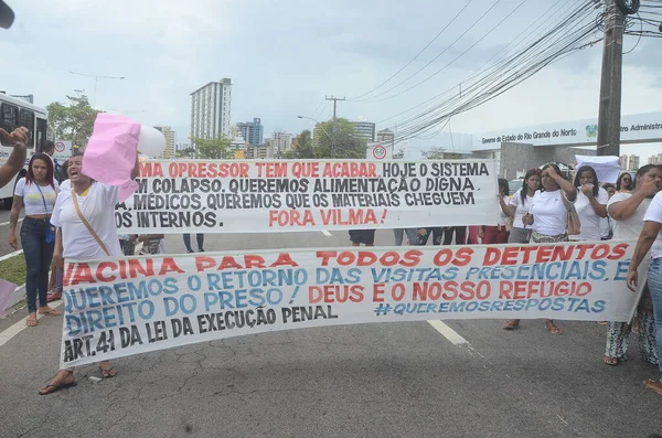 베저라 나탈에서의 과만난다 2010 Natal Rio Grande Norte Brazil Protest — 스톡 사진
