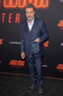 15 Mart 2023, New York, New York, ABD: Ian McShane, Lionsgate 'den John Wick' e katılır: 15 Mart 2023 'te AMC Lincoln Meydanı Tiyatrosu' nda 4üncü bölüm. 