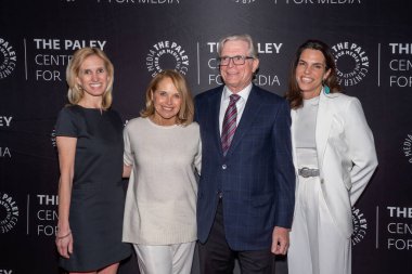 The Couric Effect & quot;: Katie Couric ile Medya ve Halk Sağlığı Hakkında Bir Konuşma. 16 Mart 2023, New York, ABD: Meredith Strangfeld, Gazeteci Katie Couric, John Strangfeld ve Dr. Diane Reidy-Lagunes 