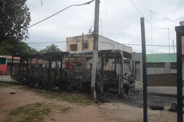 Ataques Criminales Organizados Natal Marzo 2023 Natal Río Grande Norte — Foto de Stock