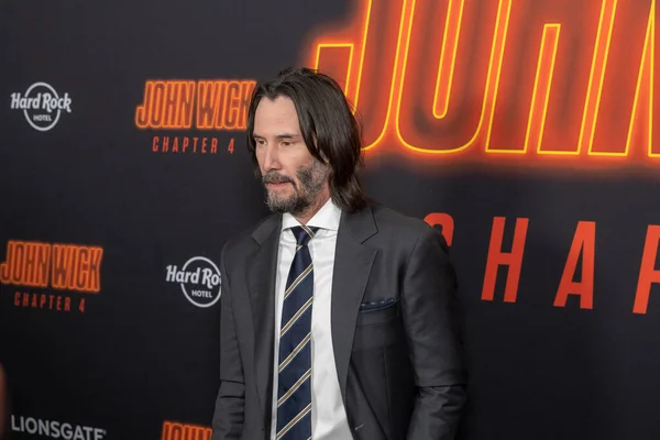 March 2023 New York New York Usa Keanu Reeves Attends — Stock Photo, Image
